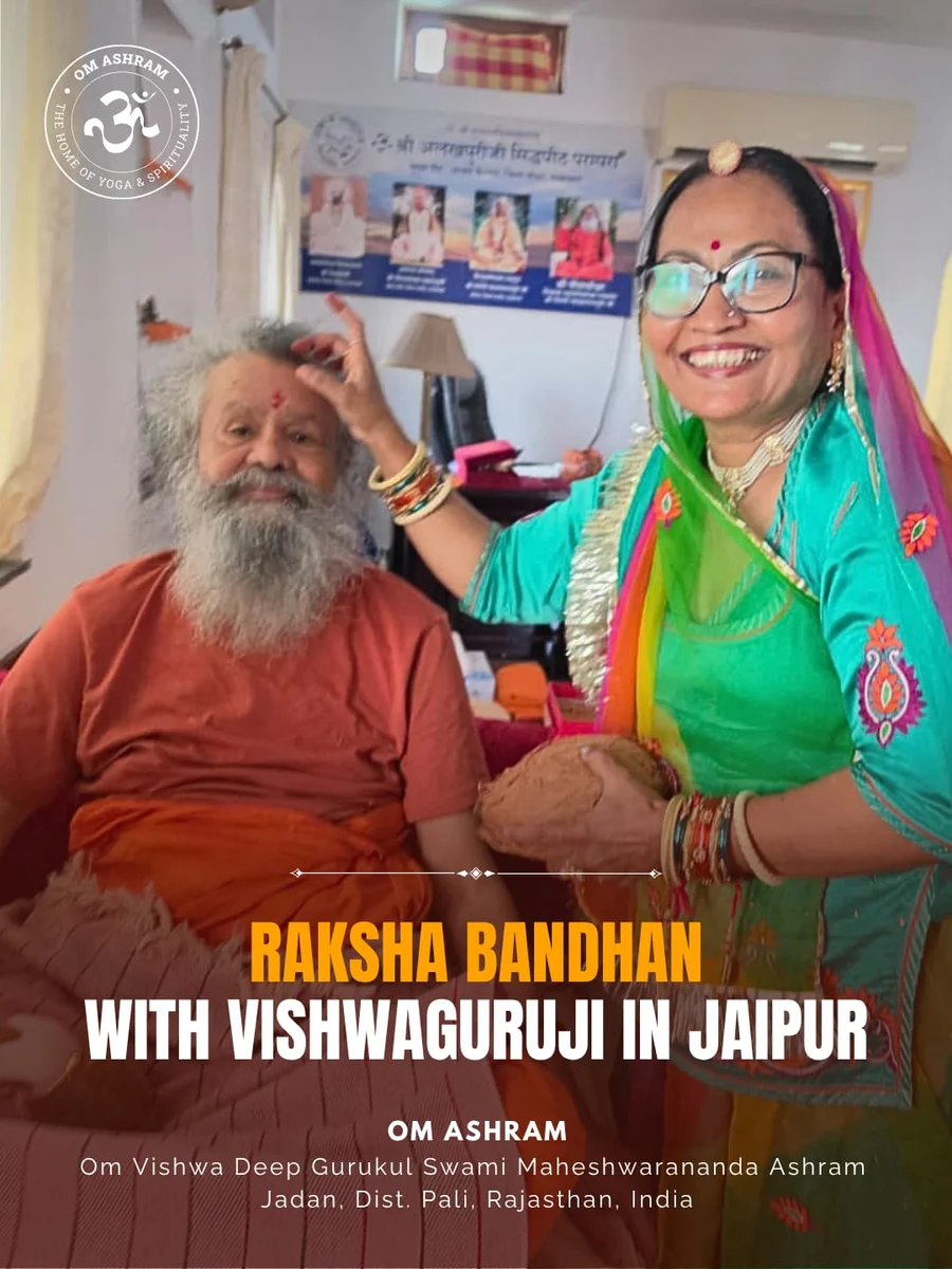 Joyful Raksha Bandhan celebration gathering in Jaipur.